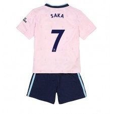 Arsenal Bukayo Saka #7 Tredjedraktsett Barn 2022-23 Kortermet (+ korte bukser)